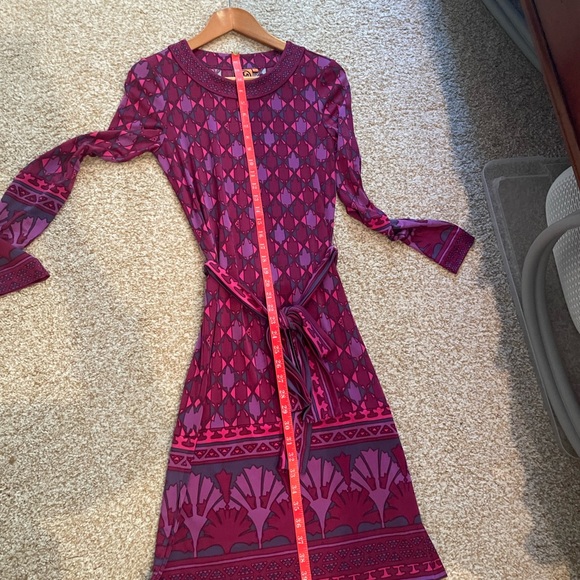 Tory Burch Silk Belted Dress - Picture 5 of 11